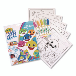 Crayola Pinkfong Baby Shark Color Wonder Kit, (18) Coloring Pages, (5) Baby Shark Collection Markers View Product Image
