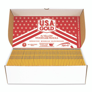 Cra-Z-Art School Pencils, HB (#2), Black Lead, Yellow Barrel, 750/Box View Product Image