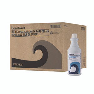 Boardwalk Industrial Strength RTU Porcelain Bowl and Tile Cleaner, Floral Scent, 32 oz Bottle, 12/Carton View Product Image