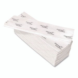 Diversey EasyMop Microfiber Dust Mop Pads, 16 x 5.3, White, 50/Pack View Product Image
