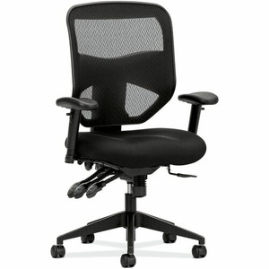 HON Prominent Task Chair - Black Seat Color - Mesh, Polyester Seat Material - Black Back Color - Mesh Back Material - Black Frame Color Product Image 
