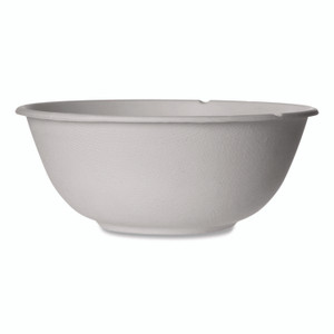 Eco-Products Vanguard Renewable and Compostable Sugarcane Bowls, 46 oz, White, 400/Carton View Product Image