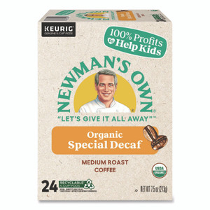 Newman's Own Organics Special Decaf K-Cups, 24/Box View Product Image