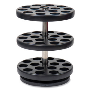 Mind Reader Anchor Collection 3-Tier Single Serve Pod Carousel Countertop Organizer, 9.5 x 9.5 x 11.75, Black View Product Image