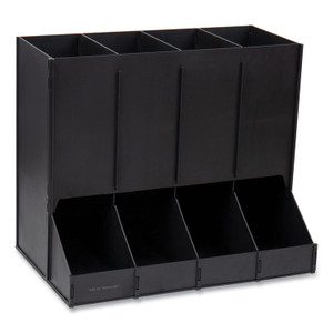 Mind Reader Anchor Collection 4-Compartment Single Serve Pod Countertop Dispenser, 14.25 x 9 x 12.15, Black View Product Image