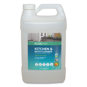ECOS PRO Parsley Plus All-Purpose Kitchen and Bathroom Cleaner, Herbal Scent, 1 gal Bottle View Product Image
