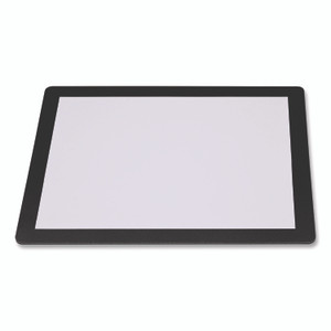 Excello Global Products Menu Holder For 8.5 x 11 Menus, Landscape Orientation, 12.6 x 10.2 Holder, Clear/Black View Product Image