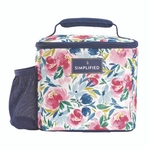 fit + fresh Simplified Lunch Bag, 9.25 x 5 x 9, Multicolor Floral View Product Image