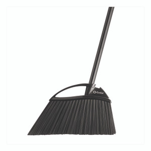 O-Cedar Outdoor PowerCorner Angle Broom, 48" Handle, Black/Gray View Product Image