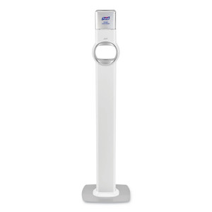 Fs6 Touch-Free Floor Stand Dispenser, 1,200 Ml, 12.5 X 11.3 X 38.5, White (GOJ6420DS) View Product Image