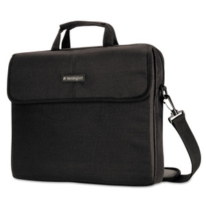 Kensington Simply Portable Padded Laptop Sleeve, Fits Devices Up to 15.6", Polyester, 17 x 1.5 x 12, Black (KMW62562) View Product Image