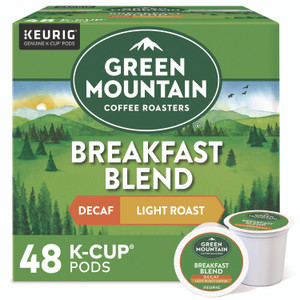 Green Mountain Coffee Breakfast Blend Decaf Coffee K-Cups, 48/Box View Product Image