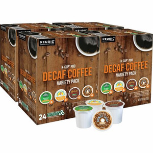 Green Mountain Coffee K-Cup Variety Sampler Decaf Coffee Pack - Compatible with Keurig Brewer - Light/Medium - Per Box - 24 K-Cup - K-Cup Product Image 