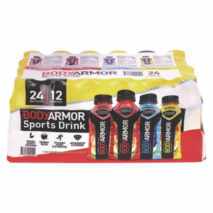 BodyArmor BASE Sports Drink Variety Pack, Assorted Flavors, 12 oz Bottle, 24/Carton View Product Image