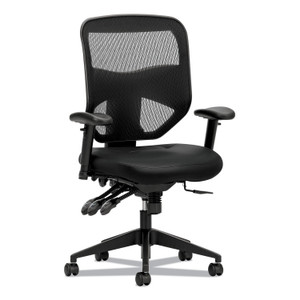 HON Prominent Mesh High-Back Task Chair, Supports Up to 250 lb, 17" to 21" Seat Height, Black View Product Image