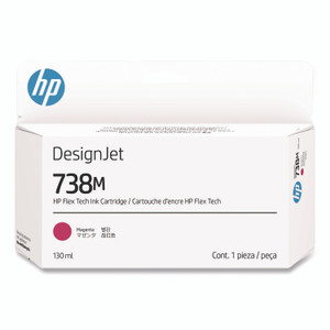 HP 738M (A24VNA) Original Designjet Ink Cartridge, Magenta View Product Image