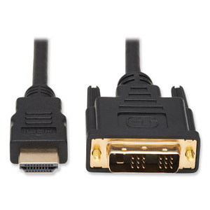 Tripp Lite by Eaton HDMI to DVI-D Cable, Digital Monitor Adapter Cable (M/M), 6 ft, Black View Product Image