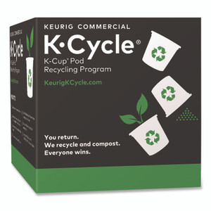 Keurig K-Cycle K-Cup Pod Recycling Station, Plastic, Black/Green/White, 5/Pack View Product Image