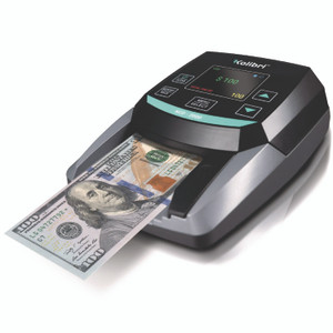 Kolibri KCD-2000 Counterfeit Detector, IR Detector; Magnetic Strip Detection; UV Light, U.S. Currency, 5 x 6 x 5, Black/Gray View Product Image