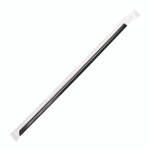 Karat Jumbo Straws, 9", Black, 2,000/Carton View Product Image