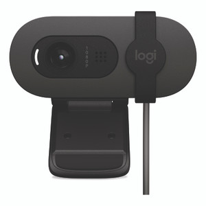 Logitech Brio 105 Business Webcam, 1920 pixels x 1080 pixels, 2 Mpixels, Black View Product Image