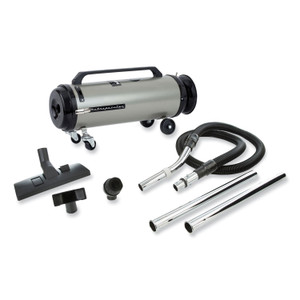 MetroVac Metropolitan Professionals Canister Vacuum, 11.25 A Current, Black View Product Image