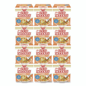 Nissin Cup Noodles, Chicken, 2.25 oz Cup, 12/Carton View Product Image