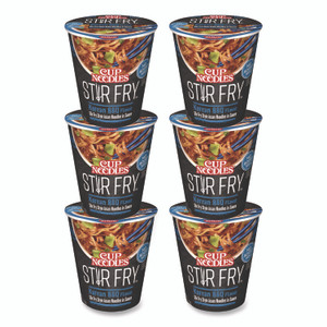Nissin Cup Noodles Stir Fry, Korean BBQ, 2.89 oz Cup, 6/Carton View Product Image