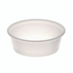 Pactiv Evergreen Plastic Portion Cup, 1.5 oz, Translucent, 125/Sleeve, 20 Sleeves/Carton View Product Image