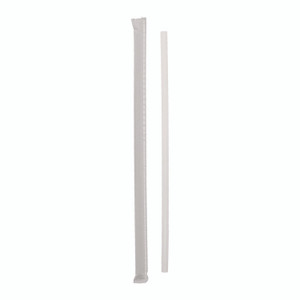 Pactiv Evergreen Giant Paper-Wrapped Straw, 10.25", Translucent, 1,800/Carton View Product Image