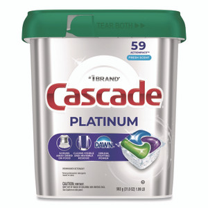 Cascade ActionPacs, Fresh Scent, 31.8 oz Tub, 59 Pacs/Tub View Product Image