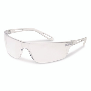 Bouton Zenon Z-Lyte Safety Glasses, Scratch-Resistant, Clear Plastic Frame, Clear Polycarbonate Lens View Product Image