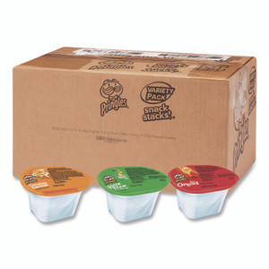 Pringles Variety Pack Potato Chips, Sour Cream and Onion/Cheddar Cheese/Original, 0.67 oz/0.74 oz Cans, 72/Carton View Product Image