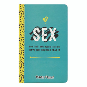 PUKKA PAD Soft Cover Eco Notebook, 1-Subject, Medium/College Rule, Turquoise/Black/White Cover, (96) 8.3 x 5.8 Sheets View Product Image