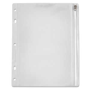 Oxford Zippered Ring Binder Pocket, 10.5 x 8, Clear View Product Image