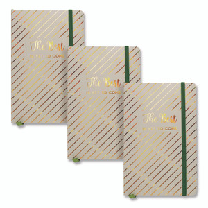 PUKKA PAD Journal, 1-Subject, Medium/College Rule, Green Haze Cover, (96) 8.3 x 5.8 Sheets, 3/Pack View Product Image