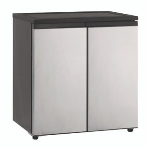 Avanti 5.5 CF Side by Side Refrigerator/Freezer, Black/Platinum View Product Image