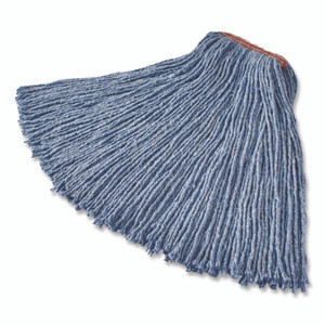 Rubbermaid Commercial Dura Pro Blend Wet Mop, Cotton/Rayon/Synthetic, Medium, Blue View Product Image