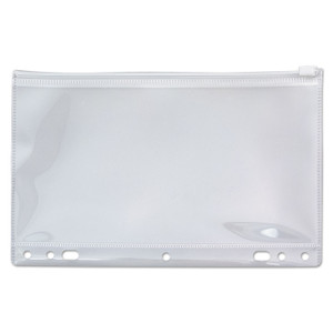 Angler's Zip-All Ring Binder Pocket, 2- to 7-Hole Punched, 6" x 9.5", Clear View Product Image