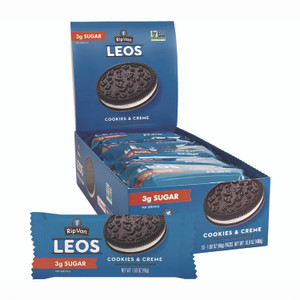 Rip Van Leos Cookies and Cream Sandwich Cookies, 2 Cookies/Pack, 10 Packs/Box View Product Image