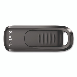 SanDisk Ultra Slider USB 3.2 Type C Flash Drive, 128 GB, Black View Product Image