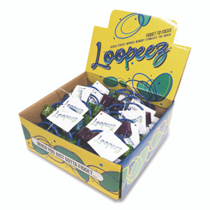 TPG Creations Loopeez Fidget Toy, Small, Assorted Colors, 24/Carton View Product Image