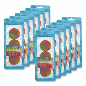 TPG Creations Silicone Zen Dots, Multicolor, 3/Pack, 24 Packs/Carton View Product Image