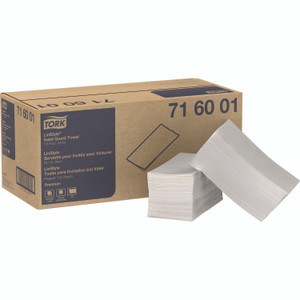 Tork LinStyle Valet Guest Towel, 1-Ply, 11.5 x 17, White, 100/Pack, 5 Packs/Carton View Product Image