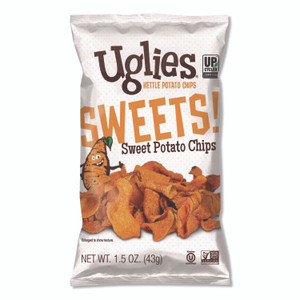Uglies Kettle Potato Chips, Sweet Potato, 2 oz Bags, 24/Carton View Product Image