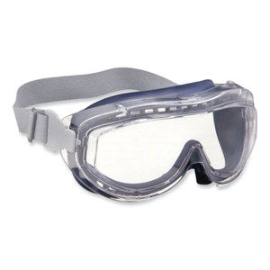 Honeywell Uvex Flex Seal OTG Goggles, Clear HydroShield Anti-Fog/Anti-Scratch Lens, Clear/Navy/Gray Frame View Product Image
