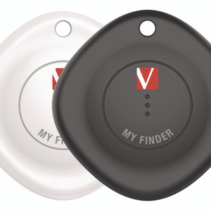 Verbatim My Finder Bluetooth Tracker for Apple iOS, Black/White, 2/Pack View Product Image