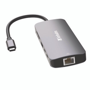 Verbatim USB-C Pro Multiport Hub9 Port, Gray View Product Image