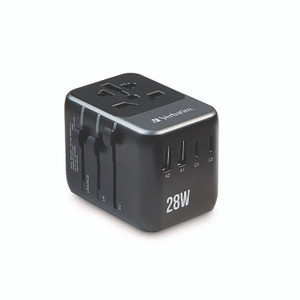 Verbatim UTA-07 Universal Travel Adapter, (3) USB-A, (3) USB-C View Product Image