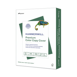Hammermill Premium Color Copy Cover, 100 Bright, 80 lb Cover Weight, 8.5 x 11, 250/Pack (HAM120023) View Product Image